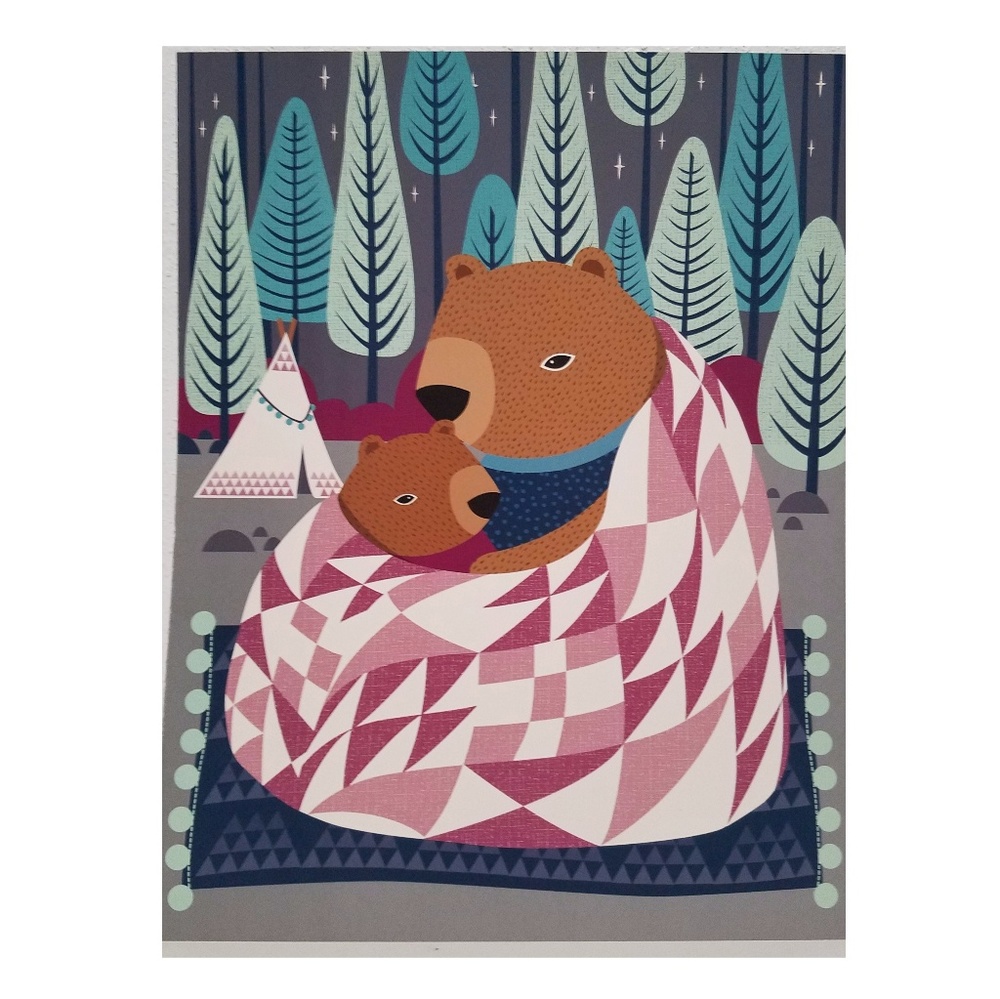 Children's Wall Art Print the Long Night 11X14"